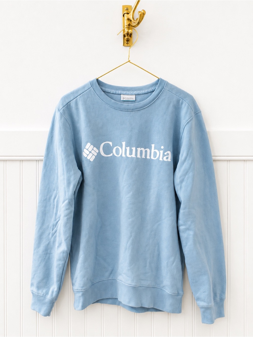 Columbia Light Blue Logo Crewneck Sweatshirt